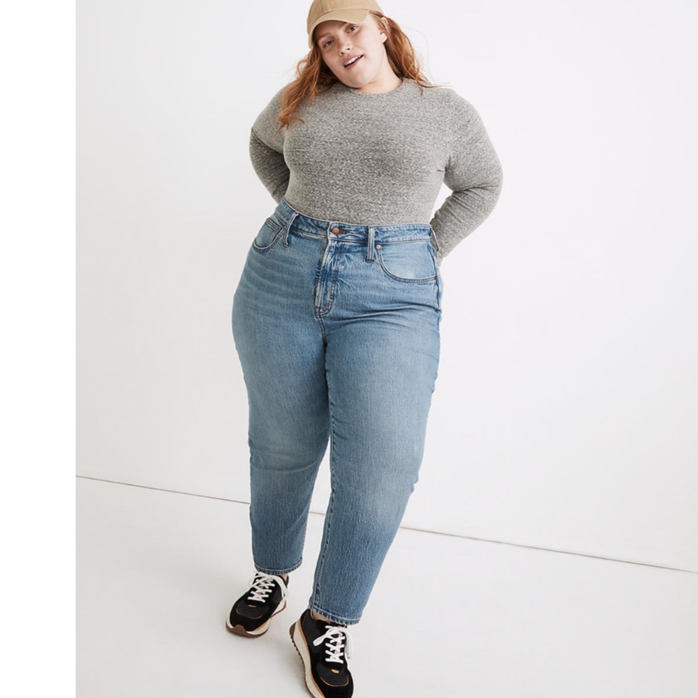 Madewell the Perfect Vintage Jean Straight Leg High Rise Jeans